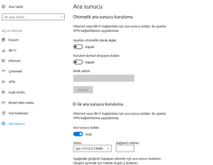 http://127.0.0.1:8080 Proxy Sorunu, Proxy Değiştiremiyorum, Yerel Ağ Ayarları Sitem Yöneticisi sorun
