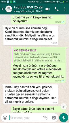 N11/acarlaronline satıcısını beni mağdur etmesi