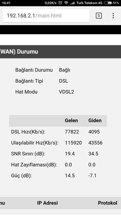 Superonline Vdsl Kullananlar hat değerlerini atabilir mi?