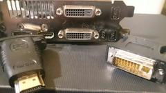  HDMI DVI + DVI-VGA Çevirici