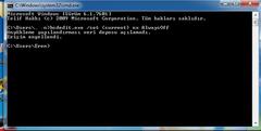  Cmd komutlarında sürekli sorun alıyorum