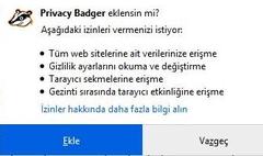 Firefox tarayıcı güvenli ise eklentileri neden izin istiyor?