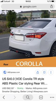 Toyota Corolla bu arka stop benim aracıma da oluyor mu?