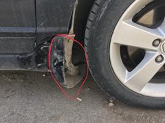 Honda civic çamurluk altı ezilme