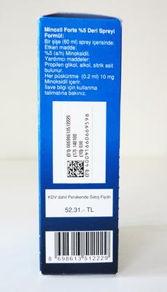 Minoxil Forte %5 Deri Spreyi 60ml (2 kutu) = 55TL | DonanımHaber Forum