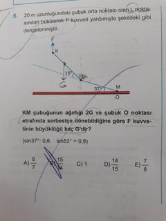 Limit kronometre fen kafama takılan sorular