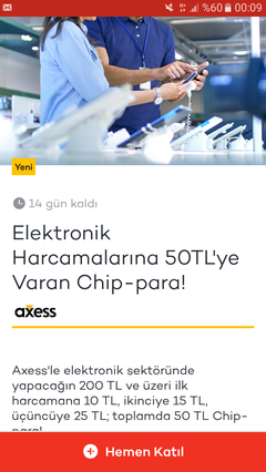 Elektronik harcamaniza 50 tl varan chippara 200x3