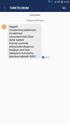 Turkcell Kapsama Alani Sorunu ve Çözüm uretmemesi!