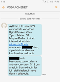  [Vodafone 64Mbit Kurumsal] No AKN - 139.99TL
