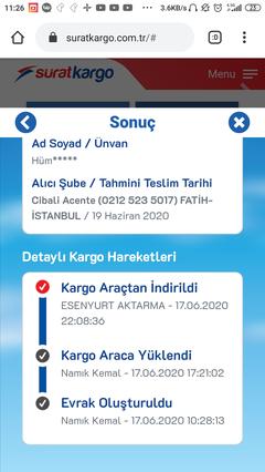 Sürat Kargo Mağdurları ve Sorun Yaşayanlar