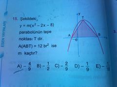  parabol sorularim