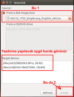 Ubuntudan W10 na nasıl geçebilirim?