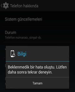  MOTO G güncelleme hatası, bi el atın!! ÇÖZÜLDÜ