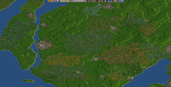 OpenTTD (Transport Tycoon) Büyük ölçekli Türkiye Haritası