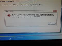 harddisk biçimlenmiyor, format atilamiyor.