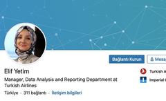 İmam Hatip mezunu Elif Can Yetim'in THY'ye Data Analiz ve Raporlama Direktörü olarak Atanması