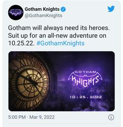 GOTHAM KNIGHTS XBOX ANA KONU EKİM 2022