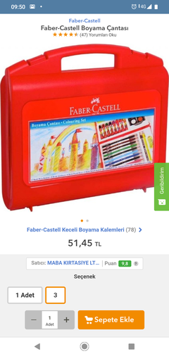 Faber Castell Boyama Seti - 3’lü Alımda 49,50 TL!!!