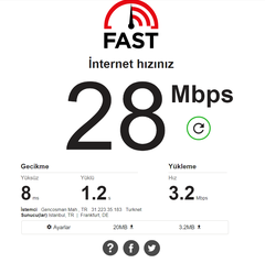 Kablonet vs. Türknet karşılaştırması (hat değerleri, ping, hız, tracert)