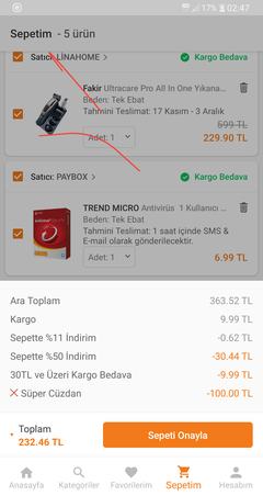 TRENDYOL 100/300 SÜPER CÜZDAN