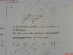  1 tane momentum sorusu yardım