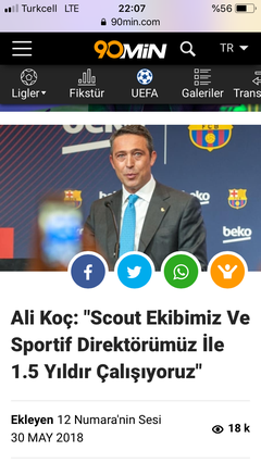 Fenerbahçe Scouting & Transfer önerileri Ana Başlık