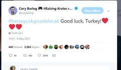 Cory Barlog ''Herşey çok güzel olacak'' etiketiyle Tweet attı!