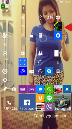  Windows 10 Mobile Ana Ekranlarınız