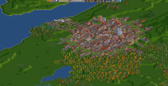 OpenTTD (Transport Tycoon) Büyük ölçekli Türkiye Haritası