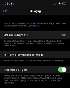 Pil Sağlığımızı paylaşıyoruz (iOS 11.3)