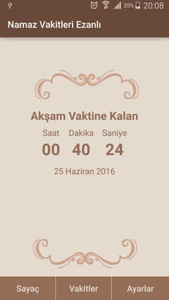 namaz vakti ezan saatleri