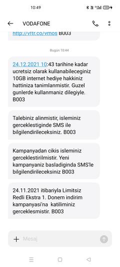 Vodafone Limitsiz Tarifeler! (ANA KONU)