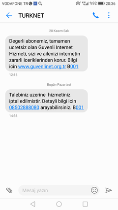 TurkNet Destek Burada