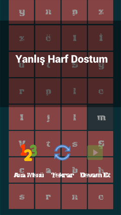 İlk Oyunum "Sözlük" Google Playde.