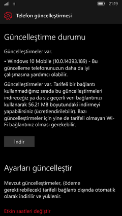  Windows 10 Mobile Güncelleme ve Bilgi Paylaşım Ana Konusu