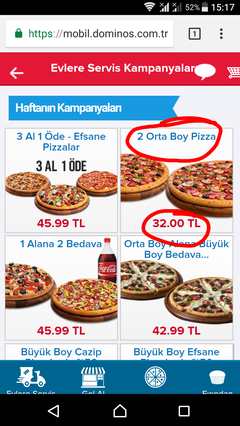 Domino's Pizza insanları salak yerine koyuyor