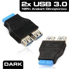  dark usb 3.0 19Pin Anakart Dönüştürücü