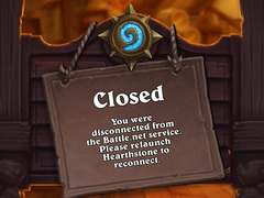  closed you were disconnected from the battle.net service