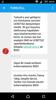 Türkcell Haksız Fatura