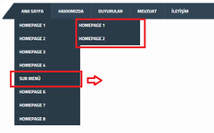 CSS Dropdown Menü Hakkında