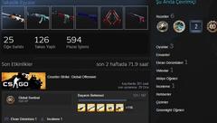 Satılık CS GO Steam - GLOBAL - Seçkin - İtemli