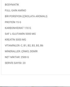 Bodymatik Pro Whey Protein ve Gainer Muthis fiyat!!>>