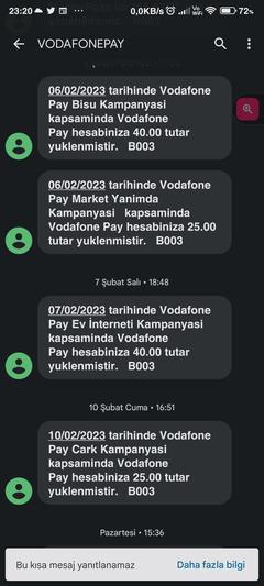 Vodafone Pay / Ev İnterneti & Mobil Fatura Ödemesine %50 iade