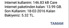  Gençturkcell 14 şubatta 14 gb net hediye..