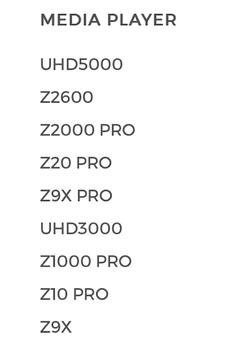 Zidoo Z9X,Z10 Pro Z1000 Pro 4K UHD Media Player Kullanıcıları (Realtek 1619DR Chipsetli)