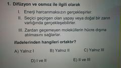 HATALI SORULAR (BİYOLOJİ)