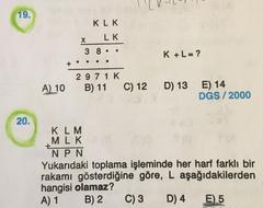  Sadece 4 Tane Mat 1 Sorusu - Yardım