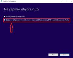 Toplama sıfır pc ye windows kurma(çözüldü)