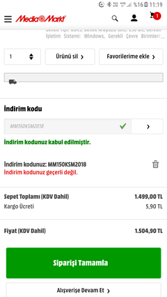 Rx580 8gb 1350tl+ 100 Tl Çek Mediamarkt—-Satış Devam