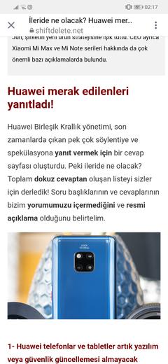 ★★★ HUAWEİ MATE 20 LİTE [ANA KONU] KULLANICILARI ★★★